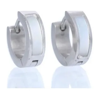 Náušnice Prosperk Náušnice kroužky s perletí S2115