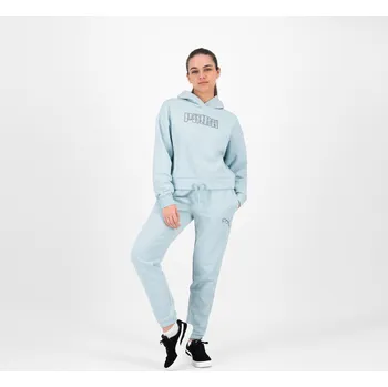 PUMA Dámské fitness tepláky Puma L MODRÁ