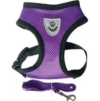 Vodítko pro psa REFLEX Kšírky pro psa s vodítkem M - fialové