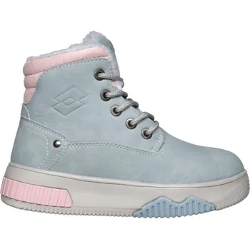 Dívčí zimní obuv Dětská zimní obuv Lotto HESPER 30 Světle modrá, Šedá, Růžová