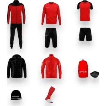 GIVOVA BOX ROMA, barva 1210 červená - černá, velikost S