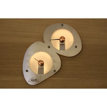 Cariitti vlhkoměr/teploměr do sauny, fitinka