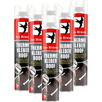 Stavebniny 12x THERMO KLEBER ROOF lepidlo na polystyren 750 ml pistolová Den Braven