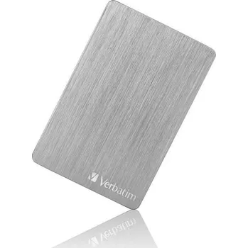 Interní pevný disk VERBATIM Externí HDD 2TB Store 'n' Go ALU Slim Portable Hard Drive USB 3.2, Silver