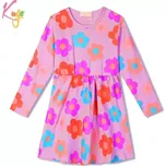 Dívčí šaty dl.r. Kugo HC9359, růžové
