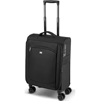 Dekorativní polštářek Kabinový příruční kufr, Barva Černá, Složení materiálu 100% polyamid