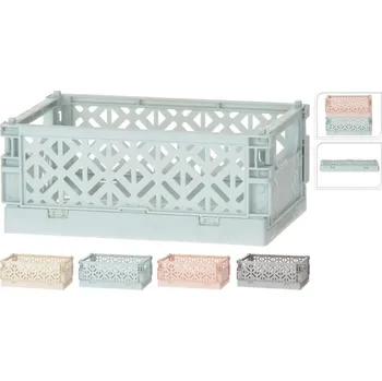 Úložný box Přepravka skládací 10x15x6cm PH mix barev