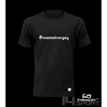 Chlapecké tričko Chlapecké triko STRONGEY HASHTAG BLACK, velikost 3 roky