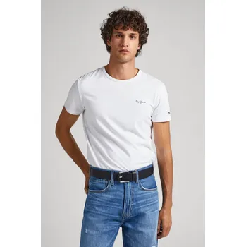 Pánské tričko Pepe Jeans Pánské tričko ORIGINAL BASIC 3N Barva: bílá, Velikost: XL