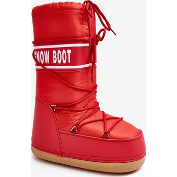 Dámská zimní obuv Dámské vysoké sněžky Venila Barva: Červená, Velikost: 35/36