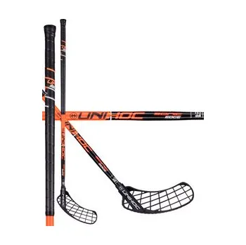 Florbalová hůl Unihoc SONIC EDGE Curve 1.0º 26 black/orange Florbalová hokejka černá / oranžová, Pravá (pravá ruka dole), 96cm (=106cm)