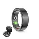 KSIX Saturn chytrý prsten, 5ATM, černý Velikost: S