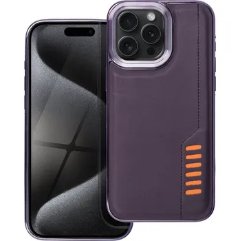 Pouzdro na mobilní telefon Pouzdro CASE Milano iPhone 15 Pro Max - Fialová