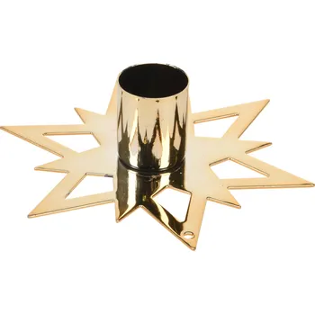 Vánoční svícen H&L Vánoční svícen Hvězda 11.5x11.5x2.9cm, zlatá