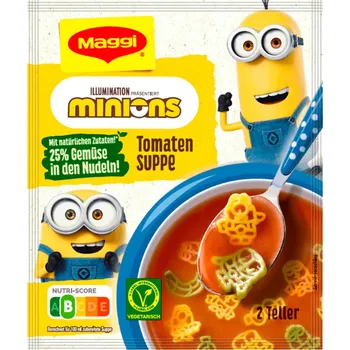 MAGGI INSTANTNÍ RAJČATOVÁ POLÉVKA MIMONI/MINIONS 500ml NĚMECKO!