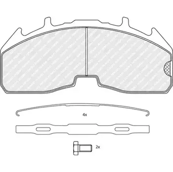 Brzdová destička FERODO Sada brzdových destiček FE FCV5496B