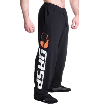 Gasp GASP SWEATPANTS BLACK/WHITE – tepláky Gasp černo-bílé Velikost: S