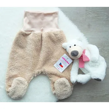 AMÁLKA Chlupaté polodupačky, oříškové Velikost: 74