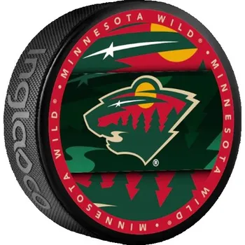 Puk Fanouškovský puk NHL Medallion Blister (1ks), Minnesota Wild InGlasCo