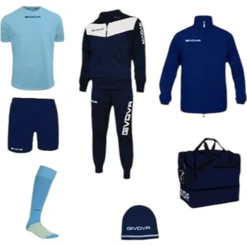 GIVOVA BOX BASICO, barva 0504 světle modrá - tmavě modrá, velikost 3XL