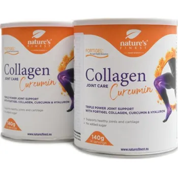Kloubní výživa Natures Finest Collagen Joint Care Curcumin with Fortigel 2 x 140g duopack
