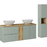 ArtCom Koupelnový komplet LINE Reed Green 140/3