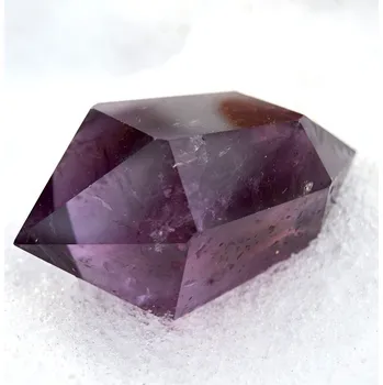 Ametyst Brazílie extra – větší oboustranně broušená špice, mix