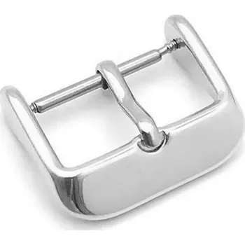 Řemínek na hodinky Stříbrná ocelová přezka 12 mm