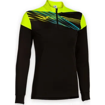 Pánská mikina Dámská mikina JOMA ELITE X, barva černá - zářivě žlutá, velikost XS