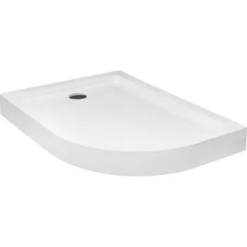 Sprchová vanička SATURN, asymetrická sprchová vanička akrylátová,OLBVANACSAT100L