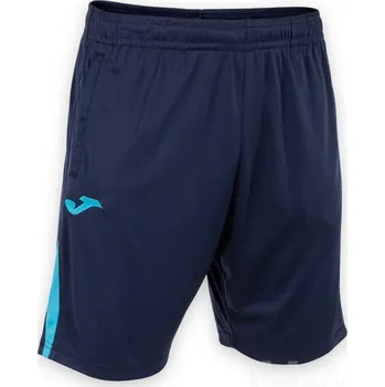 Pánské oblečení Kraťasy JOMA CHAMPIONSHIP VII, barva tmavě modrá - zářivě tyrkysová, velikost 2XL