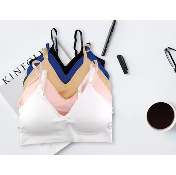 Podprsenka GREENICE Nevyztužená podprsenka bez kosticemi GREE-6690 - 2 ks Barva: Mix, Velikost: XL/2XL