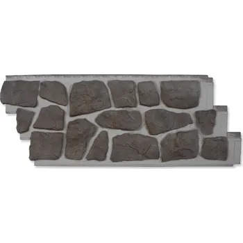 Obklad Fasádní obkladový panel NOVIK Fieldstone odstín Dark Stone