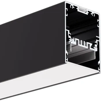 LED páska Ledshopik LED profil KLUS MOD-50 černý - LED profil MOD-50 černý - 1m