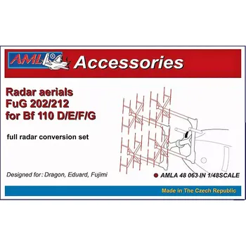 Plastikový model AML 1/48 Bf 110 D/E/F/G w/ Radar aerials FuG 202/212
