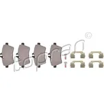 Sada brzdových destiček, kotoučová brzda TOPRAN 401 648