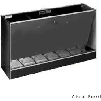 krmítko pro hospodářská zvířata Domino F samokrmítko pro prasata od 25 kg - 105 l / 75 kg pro 15 prasat