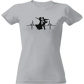Dámské tričko Tričko s potiskem Originální taneční tričko srdeční tep dámské