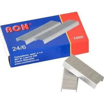 Spona do sešívačky Drátky 24/06 1000ks Ron