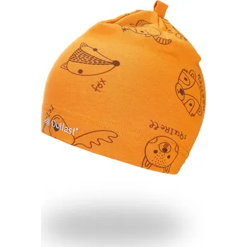 Čepice Little Angel Čepice smyk natahovací TISK Outlast ® - medová zvířátka Velikost: 6 | 54-57 cm