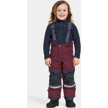 Snowboardové kalhoty Dětské zimní kalhoty Didriksons Idre Rusty Wine I13 80