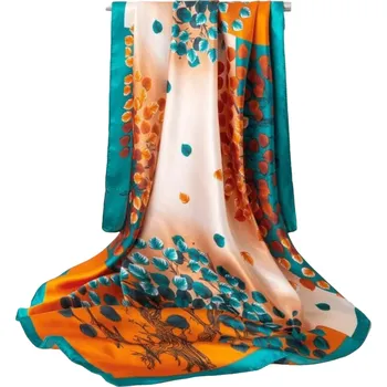 Šátek Šátek KA 33950 Zelená/Oranžová