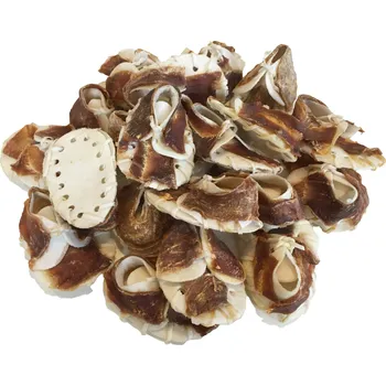 Pamlsek pro psa For Dogs and Cats Bota z buvolí kůže s kachním masem 7,5 cm 20 ks