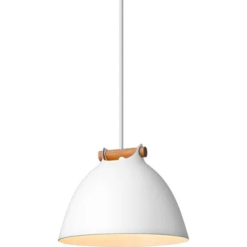 LED lustr Halo Design Arhus s mahagonovým dřevem Varianta: Ø 180 x 140 mm, G9, 28 W, bílá