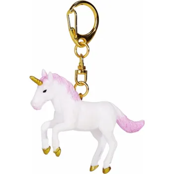 Figurka Mojo Klíčenka Jednorožec ve skoku růžový