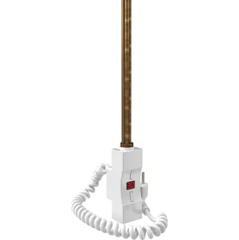 Topná tyč BPS-koupelny G+P Elektrické topné těleso s WiFi a dálkovým ovládačem (300 - 1200 W) Barva: Bílá, Výkon (W): 300