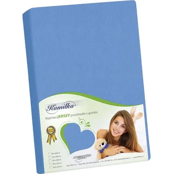 Prostěradlo Bellatex Prostěradlo jersey 180x200 cm modrá