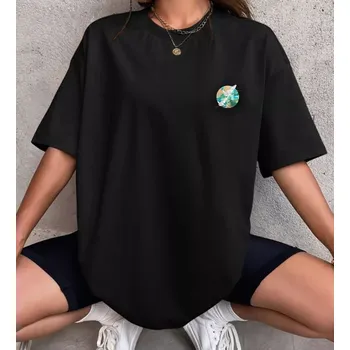 Pánské tričko Asian Cranes cotton T-shirt - Black - XS