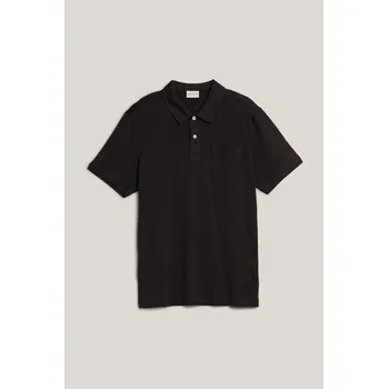 Pánská košile POLOKOŠILE GANT NEPS TEXTURE POLO BLACK