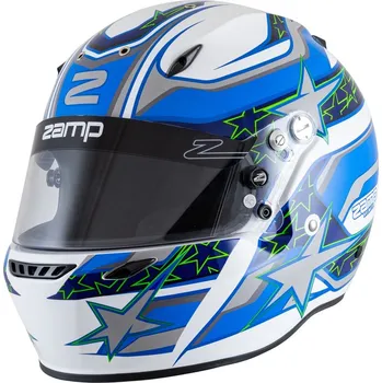 Helma na motorku ZAMP Přilba ZR 72 White / Blue M